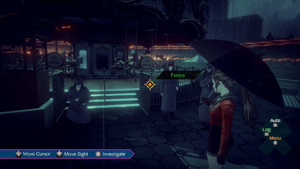 AI: THE SOMNIUM FILES running on iPhone