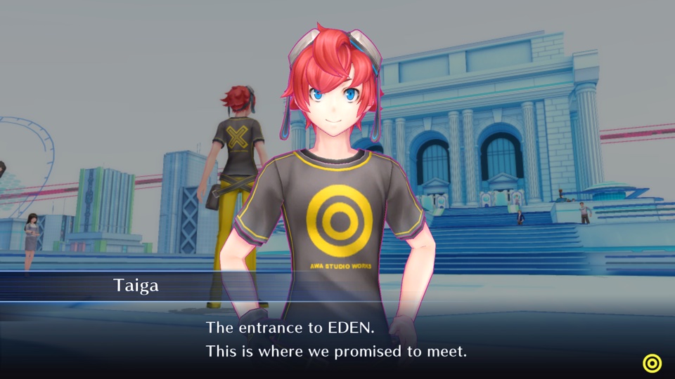 Digimon Story Cyber Sleuth: Complete Edition running on iPhone